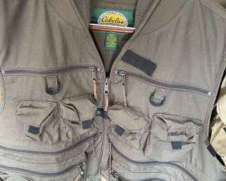 Cabela's Gray Fishing Vest