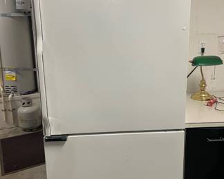KitchenAid White Refrigerator with Bottom Freezer
