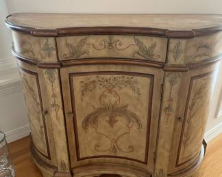 Console Cabinet with Venetian Design