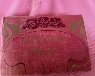 Pink/Floral Post Card Album