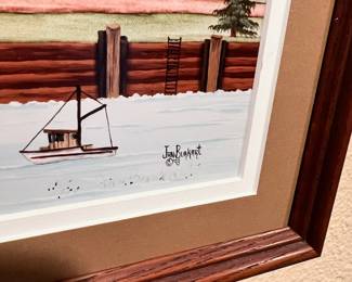 Framed & Matted Countryside Print by Jan Burkart