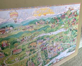 The Great Eastside - King County Washington Map/Artwork