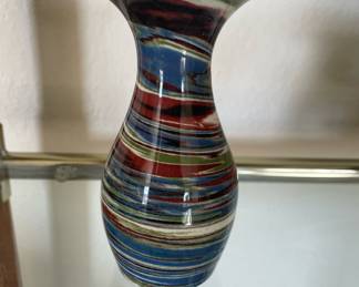Multicolored Desert Sands Pottery Vase