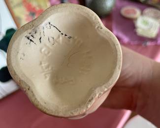 Pair of Hull Pottery Magnolia Bud Vases