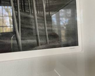 Framed & Matted Lithograph "From White Hollow Road" by Robert Kipniss 