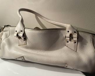 Cole Haan White Leather Bag