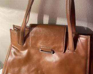 Cole Haan Cognac Leather Purse