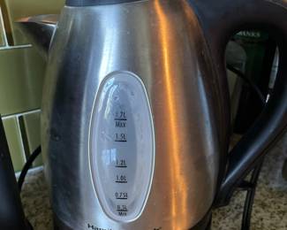 Hamilton Beach Stainless Steel Electric Kettle & Power Base - Model K26