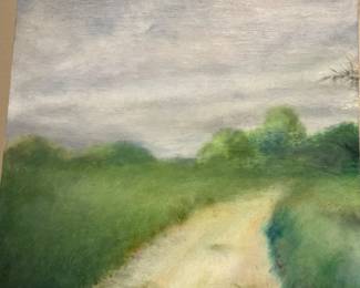 Country Road Oil Painting on Canvas