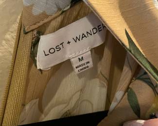 Lost + Wander Floral Sweet Whispers Mini Dress - Size Medium
