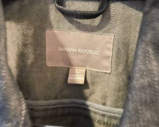 Banana Republic Dark Denim Jacket - Size Large