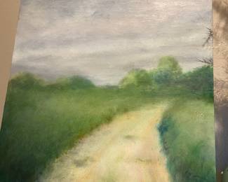 Country Road Oil Painting on Canvas