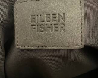 Eileen Fisher Gray Leather Purse
