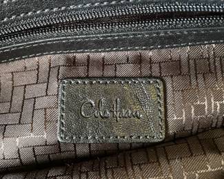 Cole Haan Black Pleated Leather Purse