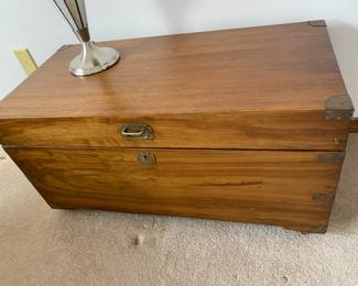 Cedar Blanket Chest with Brass Hardware
