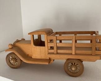 Wooden Model Ford Truck Toy