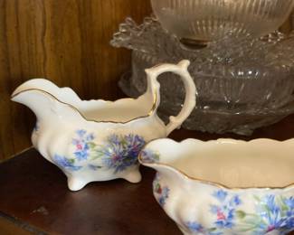 Hammersley Bone China - Sugar & Creamer