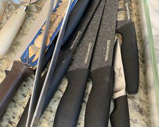 Set of 4 Granitestone Kitchen Knives, Ikea Kitchen Knife