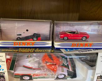 Dinky by Matchbox 1968 VW Karmann-Ghia Convertible Diecast Model Car - DY035/A, Shinsei R/C Castrol 60 Jaguar Die Cast Race Car - XJR-9 V12