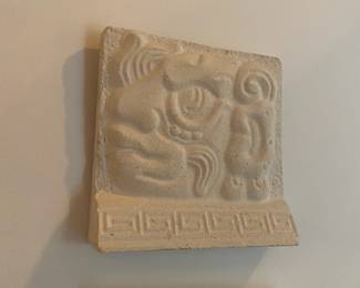 Novapiedra Sand Cast Plaque "Jaguar God" Made in Mexico