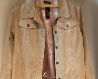For Joseph Women's Tan Suede Leather Jacket