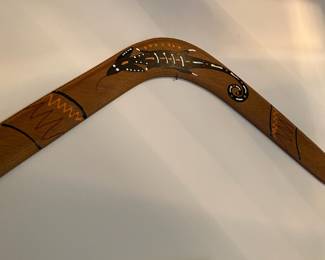 Hand Painted Australian Boomerang