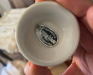 Kasugaware Handcrafted China Grey, Gold and White Teacup & Saucer