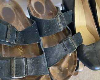 Birkenstock Sandals with Black Double Straps