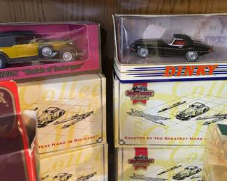 Matchbox Dinky Die Cast 1967 Jaguar E Type - DY001/C, Matchbox Models Of Yesteryear 1930 Gold Packard Victoria - Y-15