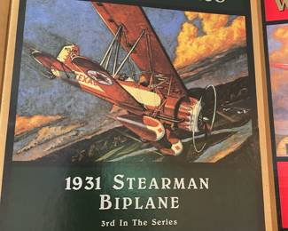 ERTL Wings of Texaco 1931 Stearman Biplane Diecast Airplane