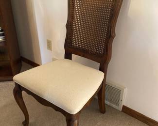 Italian Provincial Cane Back Dining Chair