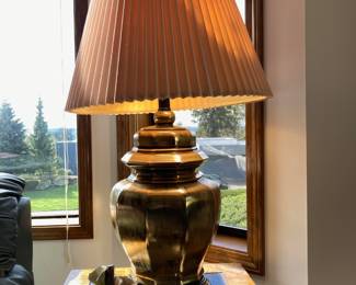 Pair of Brass Table Lamps