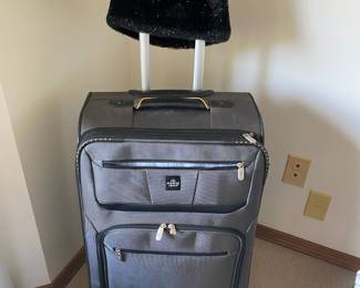 The Sharper Image Grey Suitcase