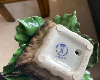 S. Rioleva Capodimonte Porcelain Flower Figurine