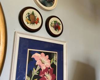 1940's Floral Block Print Pair