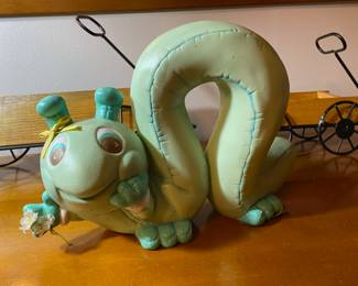Ceramic Caterpillar Figure/Decor