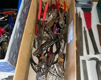 Assortment of Wrenches, Pliers