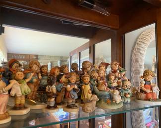 Wide Assortment of Hummel Figurines