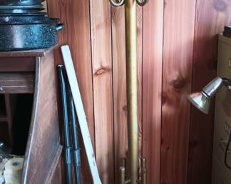 Mid Century Modern Brass Coat Hanger