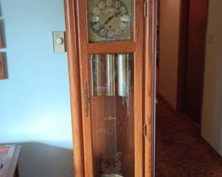 Pearl Oak Grandfather Clock