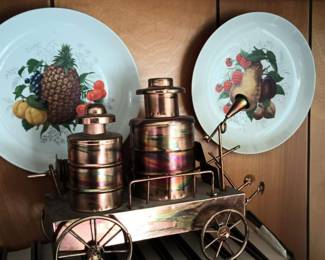 Copper Tin Berkeley Designs Fire Wagon Music Box