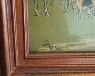 Framed Print "Meet at the White Hart" by Harry Elliot\