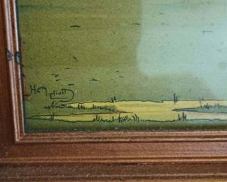 Framed Print "Running of the Hounds Fox Hunt" by Harry Elliot