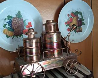 Copper Tin Berkeley Designs Fire Wagon Music Box
