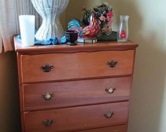 Maple Five Drawer Dresser