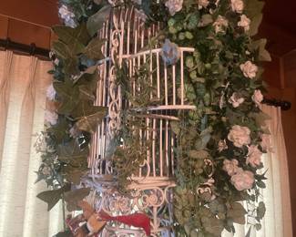 Decorative Hanging White Bird Cage