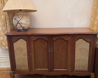 Vintage stereo console in working order