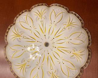 Vintage glass ceiling shade