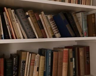 Books range from the 1800's to 1990's