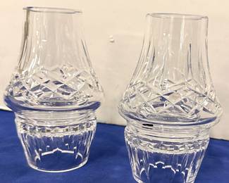 Waterford 7" Hurricane Lamps